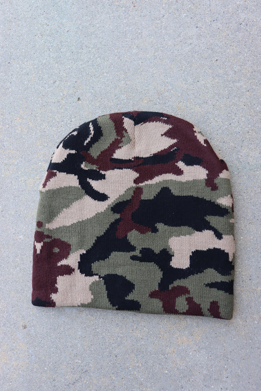 Camo unrequited beanie