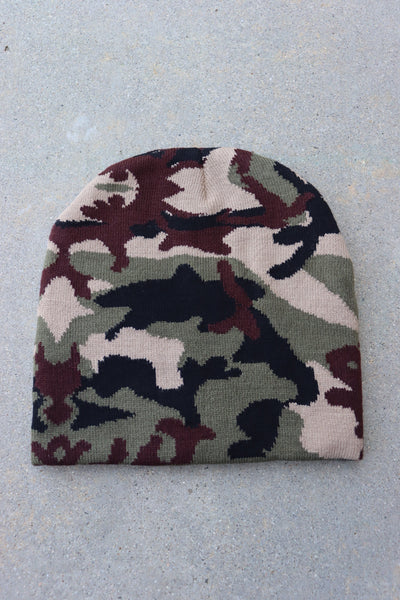 Camo unrequited beanie
